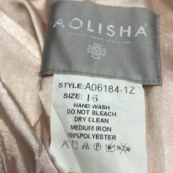 Aolisha Pink salmon coloured dress - Picture 3 of 3